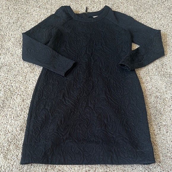 Banana Republic Black Textured Dress - Picture 1 of 6